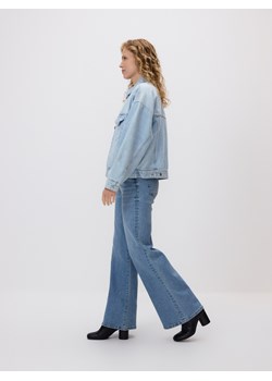 Reserved - Jeansy flare z wysokim stanem - niebieski ze sklepu Reserved w kategorii Jeansy damskie - zdjęcie 188338597
