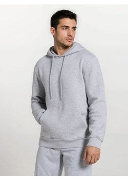 Sinsay - Bluza hoodie basic - szary ze sklepu Sinsay w kategorii Bluzy męskie - zdjęcie 188339748