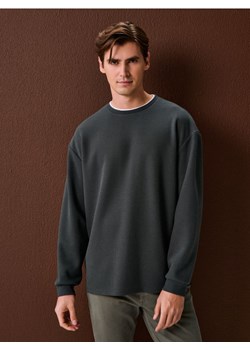Sinsay - Bluza crewneck - szary ze sklepu Sinsay w kategorii Bluzy męskie - zdjęcie 188339756