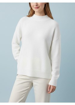 Sinsay - Sweter z półgolfem i długim rękawem z domieszką wełny - biały ze sklepu Sinsay w kategorii Swetry damskie - zdjęcie 188339796
