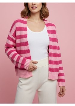 Sinsay - Kardigan w paski - różowy ze sklepu Sinsay w kategorii Swetry damskie - zdjęcie 188339815