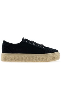 Buty Lee Cooper LCW-24-44-2424LA - czarne ze sklepu streetstyle24.pl w kategorii Espadryle damskie - zdjęcie 188339868