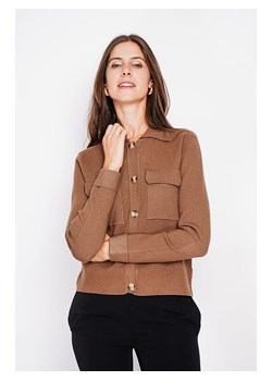 William de Faye Kardigan w kolorze jasnobrązowym ze sklepu Limango Polska w kategorii Swetry damskie - zdjęcie 188340055