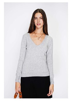William de Faye Sweter w kolorze jasnoszarym ze sklepu Limango Polska w kategorii Swetry damskie - zdjęcie 188340238