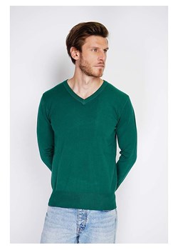 William de Faye Sweter w kolorze zielonym ze sklepu Limango Polska w kategorii Swetry męskie - zdjęcie 188340586