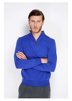 William de Faye Sweter w kolorze niebieskim ze sklepu Limango Polska w kategorii Swetry męskie - zdjęcie 188340807