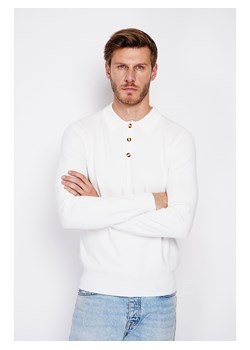 William de Faye Sweter w kolorze białym ze sklepu Limango Polska w kategorii Swetry męskie - zdjęcie 188340947