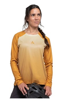 Schöffel Koszulka kolarska "Koitere" w kolorze musztardowym ze sklepu Limango Polska w kategorii Bluzki damskie - zdjęcie 188341137