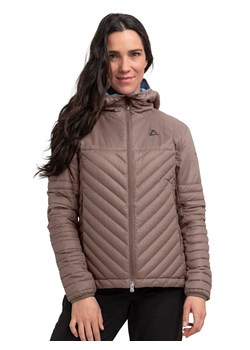 Schöffel Kurtka puchowa "Cascata" w kolorze szarobrązowym ze sklepu Limango Polska w kategorii Kurtki damskie - zdjęcie 188341179