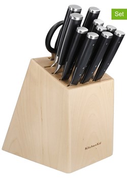 KitchenAid 12-częściowy zestaw w kolorze beżowo-czarnym ze sklepu Limango Polska w kategorii Noże kuchenne - zdjęcie 188341437