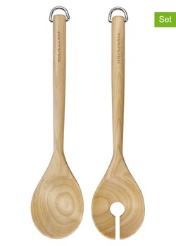 KitchenAid 2-częściowy zestaw w kolorze beżowym - dł. 33 cm ze sklepu Limango Polska w kategorii Sztućce - zdjęcie 188341855