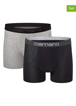 camano Bokserki (2 pary) w kolorze czarno-szarym ze sklepu Limango Polska w kategorii Majtki męskie - zdjęcie 188342765