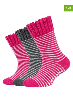 camano Skarpety (3 pary) w kolorze różowo-szarym ze sklepu Limango Polska w kategorii Skarpetki dziecięce - zdjęcie 188342888