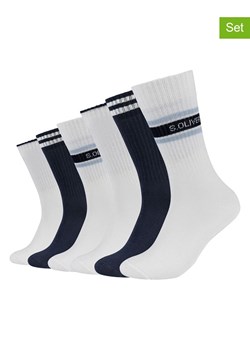s.Oliver Skarpety (6 par) w kolorze biało-granatowym ze sklepu Limango Polska w kategorii Skarpetki męskie - zdjęcie 188343029