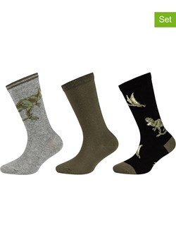 s.Oliver Skarpety (6 par) w kolorze szaro-czarno-ciemnobrązowym ze sklepu Limango Polska w kategorii Skarpetki dziecięce - zdjęcie 188343039