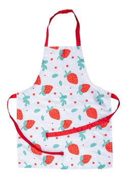 Dr. Oetker Fartuch kuchenny w kolorze biało-czerwono-turkusowym - 58 x 45 cm ze sklepu Limango Polska w kategorii Ścierki kuchenne - zdjęcie 188344329