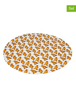 Dr. Oetker Podstawki (12 szt.) "Mouse" w kolorze pomarańczowo-białym pod tort ze sklepu Limango Polska w kategorii Akcesoria do pieczenia - zdjęcie 188344797