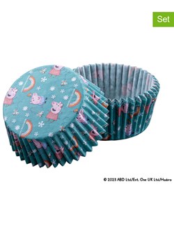 Dr. Oetker Foremki (100 szt.) "Peppa &amp; George" w kolorze turkusowym ze sklepu Limango Polska w kategorii Akcesoria do pieczenia - zdjęcie 188344839