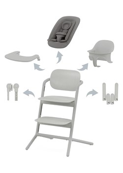 Cybex Krzesełko 4w1 "Lemo" w kolorze szarym do karmienia ze sklepu Limango Polska w kategorii Fotele dziecięce - zdjęcie 188345547