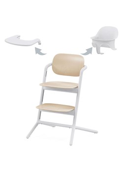 Cybex Krzesełko 3w1 "Lemo" w kolorze biało-beżowym do karmienia ze sklepu Limango Polska w kategorii Fotele dziecięce - zdjęcie 188345577