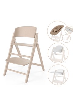 Cybex Krzesełko 4w1 "Click&amp;Fold" w kolorze beżowo-białym do karmienia ze sklepu Limango Polska w kategorii Fotele dziecięce - zdjęcie 188345619