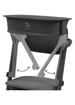 Cybex Wkładka w kolorze czarnym do krzesełka "Lemo" ze sklepu Limango Polska w kategorii Fotele dziecięce - zdjęcie 188345757
