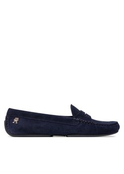 Tommy Hilfiger Mokasyny Th Suede Driver Loafer FW0FW08563 Granatowy ze sklepu MODIVO w kategorii Mokasyny damskie - zdjęcie 188346579