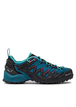 Salewa Trekkingi Wildfire Edge 61347-8736 Niebieski ze sklepu MODIVO w kategorii Buty trekkingowe damskie - zdjęcie 188346626