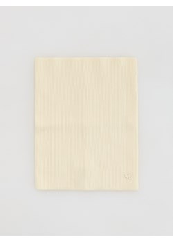 Reserved - Bawełniany komin z aplikacją - złamana biel ze sklepu Reserved w kategorii Szaliki dziecięce - zdjęcie 188347208