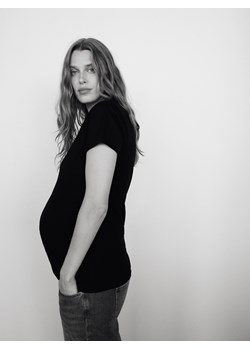 Reserved - Bawełniany t-shirt regular - czarny ze sklepu Reserved w kategorii Bluzki damskie - zdjęcie 188347367