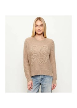 AllSaints Wełniany sweter CHAIN | Loose fit ze sklepu Gomez Fashion Store w kategorii Swetry damskie - zdjęcie 188347559