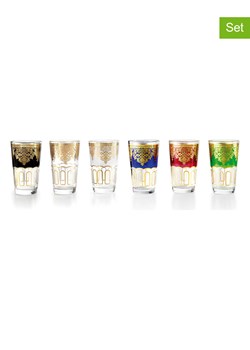 Ibili Szklanki (6 szt.) w różnych kolorach do herbaty - 130 ml ze sklepu Limango Polska w kategorii Dzbanki i zaparzacze - zdjęcie 188348407