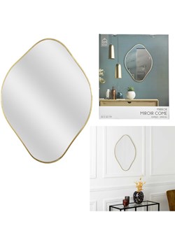 Rétro Chic Lustro ścienne w kolorze złotym - 44 x 60 cm ze sklepu Limango Polska w kategorii Lustra - zdjęcie 188348435