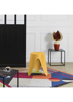 Rétro Chic Hocker "Eve" w kolorze żółtym - wys. 46 x Ø 30 cm ze sklepu Limango Polska w kategorii Pufy i siedziska - zdjęcie 188348475