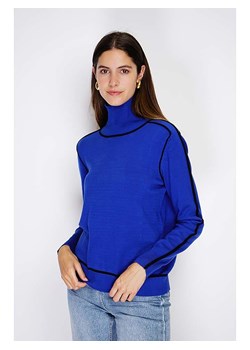 William de Faye Golf w kolorze niebieskim ze sklepu Limango Polska w kategorii Swetry damskie - zdjęcie 188348727