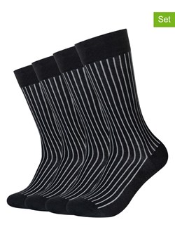 camano Skarpety (4 pary) w kolorze czarnym ze sklepu Limango Polska w kategorii Skarpetki męskie - zdjęcie 188348867