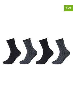 s.Oliver Skarpety (4 pary) w kolorze czarno-szarym ze sklepu Limango Polska w kategorii Skarpetki męskie - zdjęcie 188348948