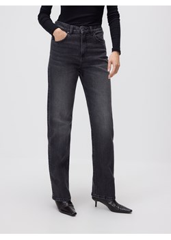 Reserved - Jeansy straight - szary ze sklepu Reserved w kategorii Jeansy damskie - zdjęcie 188349795
