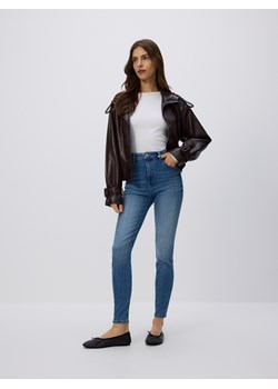 Reserved - Jeansy slim - niebieski ze sklepu Reserved w kategorii Jeansy damskie - zdjęcie 188349869