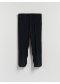 Reserved - Spodnie garniturowe z wiskozą - granatowy ze sklepu Reserved w kategorii Spodnie męskie - zdjęcie 188349958