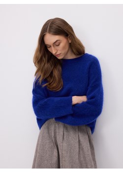 Reserved - Sweter z moherem i wełną - niebieski ze sklepu Reserved w kategorii Swetry damskie - zdjęcie 188350696