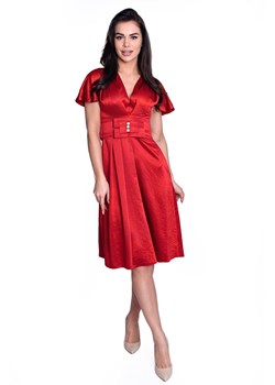 Sukienka FSU200 CZERWONY ze sklepu fokus.pl w kategorii Sukienki - zdjęcie 188351316