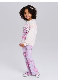 Sinsay - Spodnie flare ze wzorem Lilo & Stitch - fioletowy ze sklepu Sinsay w kategorii Spodnie dziewczęce - zdjęcie 188351786