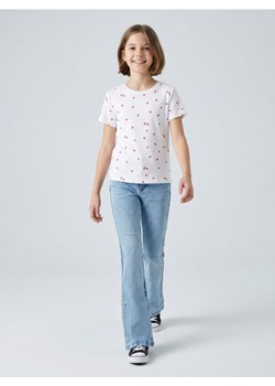 Sinsay - Jeansy flare z efektem sprania - niebieski ze sklepu Sinsay w kategorii Spodnie dziewczęce - zdjęcie 188351836