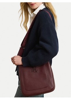 Torebka LAUREN RALPH LAUREN 431970152011 Bordowy ze sklepu eobuwie.pl w kategorii Listonoszki - zdjęcie 188352738