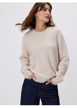 Reserved - Sweter z wełną i dodatkiem kaszmiru - beżowy ze sklepu Reserved w kategorii Swetry damskie - zdjęcie 188353506