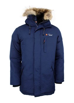 Peak Mountain Parka puchowa "Cogan" w kolorze granatowym ze sklepu Limango Polska w kategorii Kurtki męskie - zdjęcie 188353945