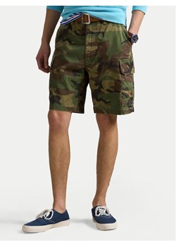 Polo Ralph Lauren Szorty materiałowe 710966288001 Zielony Relaxed Fit ze sklepu MODIVO w kategorii Spodenki męskie - zdjęcie 188354866