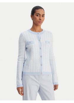 Morgan Kardigan 261-MIRES Błękitny Slim Fit ze sklepu MODIVO w kategorii Swetry damskie - zdjęcie 188354956