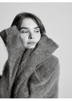 Reserved - Sweter z moherem i wełną - szary ze sklepu Reserved w kategorii Swetry damskie - zdjęcie 188356396